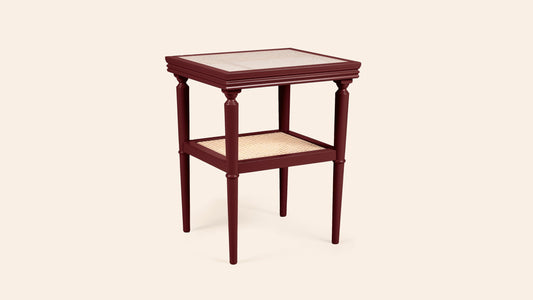 Ilaria Side Table, Pomegranate (Feb Delivery)